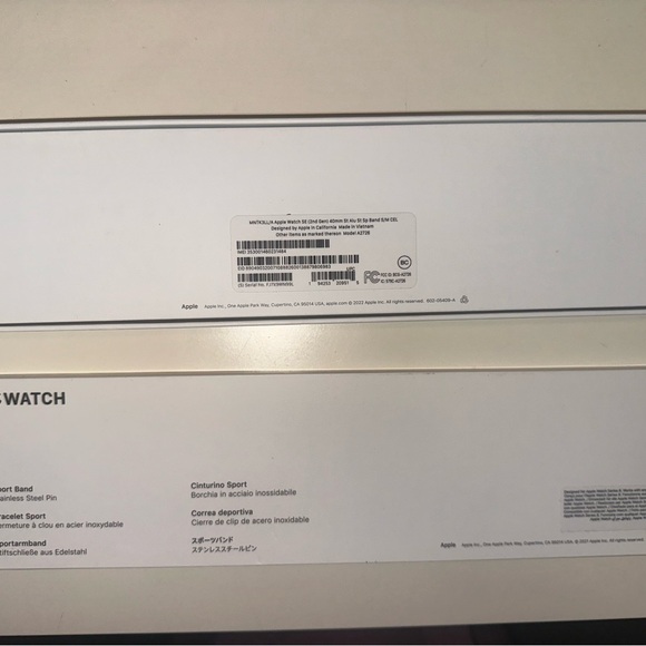 Apple Watch SE (2nd Gen) 44mm GPS – Starlight Aluminum – NEW, SEALED - Picture 4 of 7